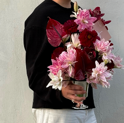 Deux Fleur Bouquet Pop-up