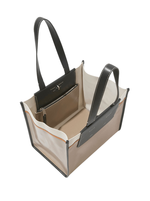 Large Morris Coated Canvas Tote