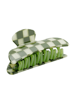 Midi Claw - Green Checker