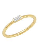 Diamond Baguette Solitaire Ring
